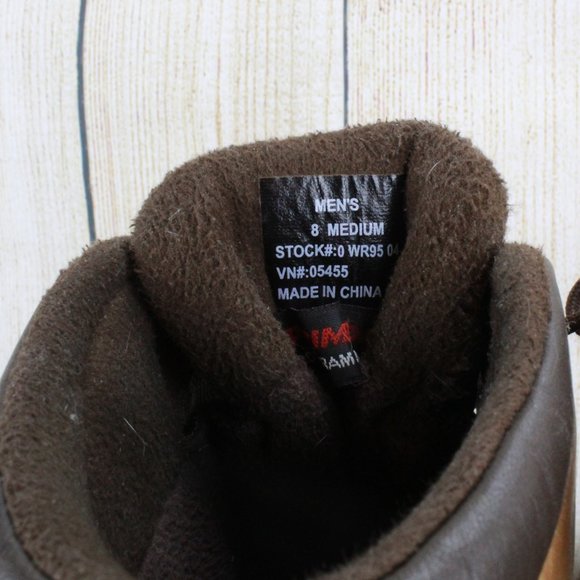 LL BEAN Lace-up Storm Chaser Boots Size 8 - Picture 8 of 9